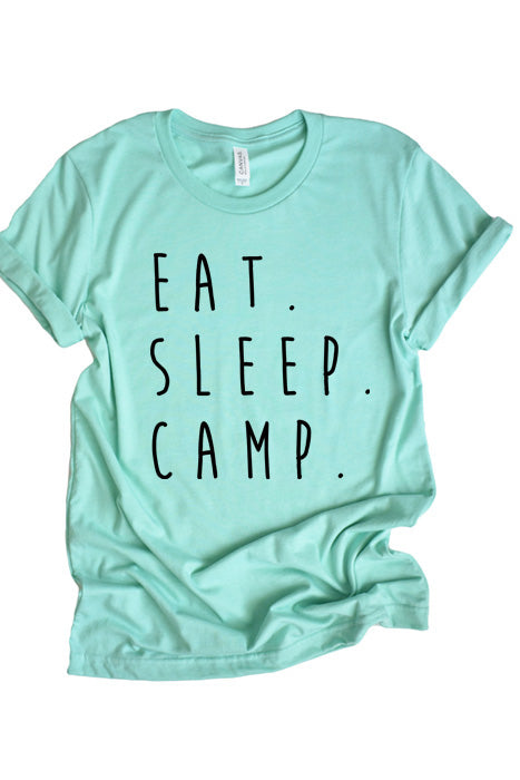 Eat Sleep Camp TShirt