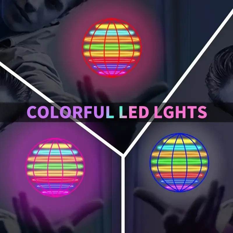 LED Flying Spinner Ball Drone