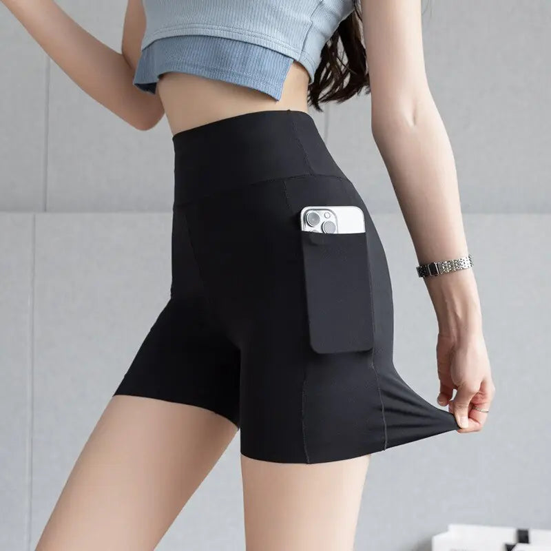 Summer Seamless Safety Shorts | Anti-Chafe Shorts for Camping & Outdoor Activities