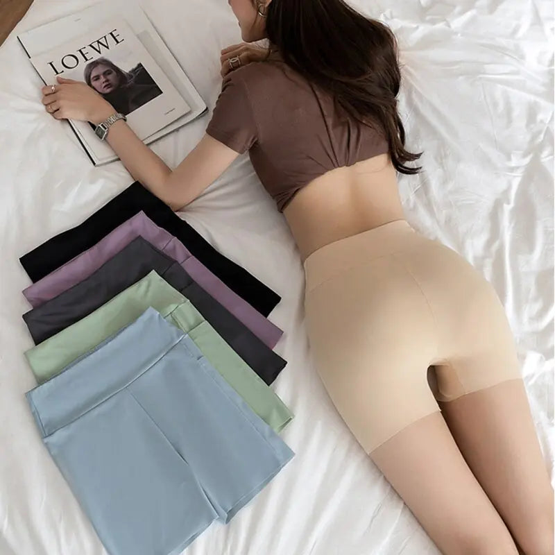 Summer Seamless Safety Shorts | Anti-Chafe Shorts for Camping & Outdoor Activities
