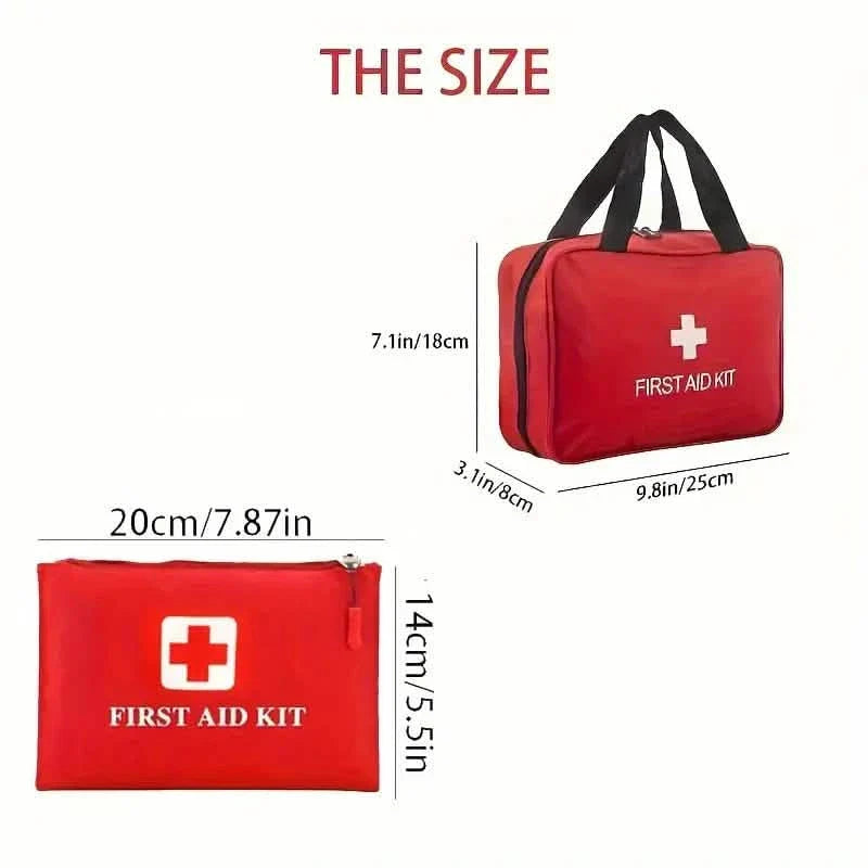 Portable First Aid Kit for Camping, Hiking & Outdoor Activities