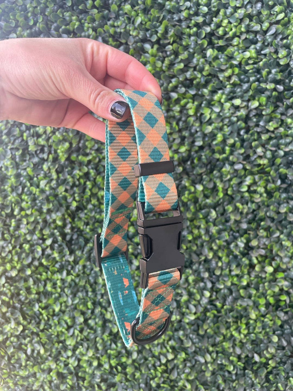 Plaid Camping Collar