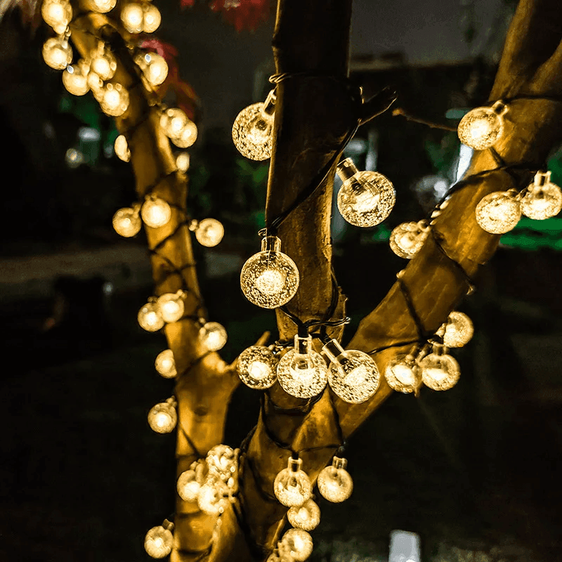 Solar Bubble Balls Lamp String Lights