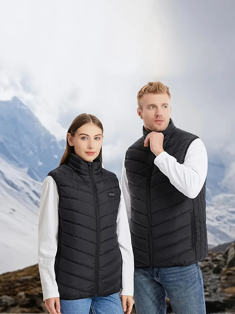 Tech Heated Vest – Smart Battery-Powered Warmth
