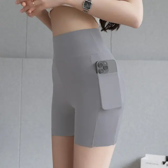 Summer Seamless Safety Shorts | Anti-Chafe Shorts for Camping & Outdoor Activities