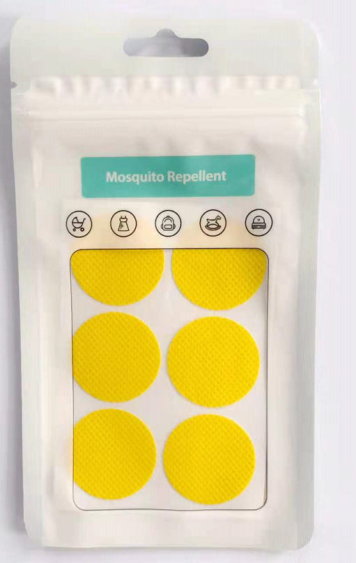 Essential oil mosquito repellent sticker