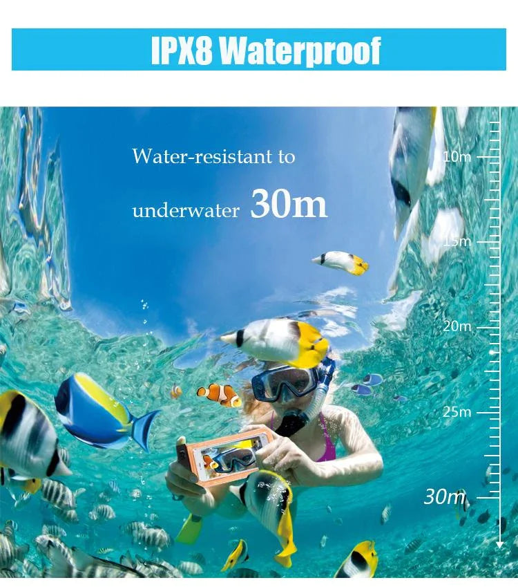 Waterproof Floating Phone Pouch Dry Bag | 3-Pack for Camping & Water Sports
