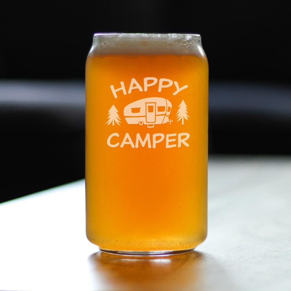 Happy Camper - Beer Can Pint Glass
