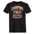 Camping Therapy Expensive Man T-Shirt