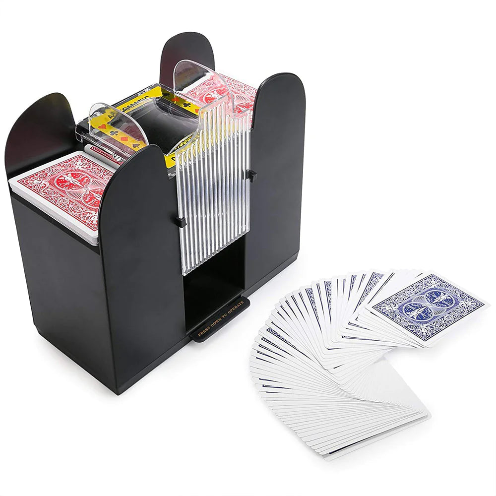 Automatic Electric Card Shuffler – Multi-Deck, Battery Operated