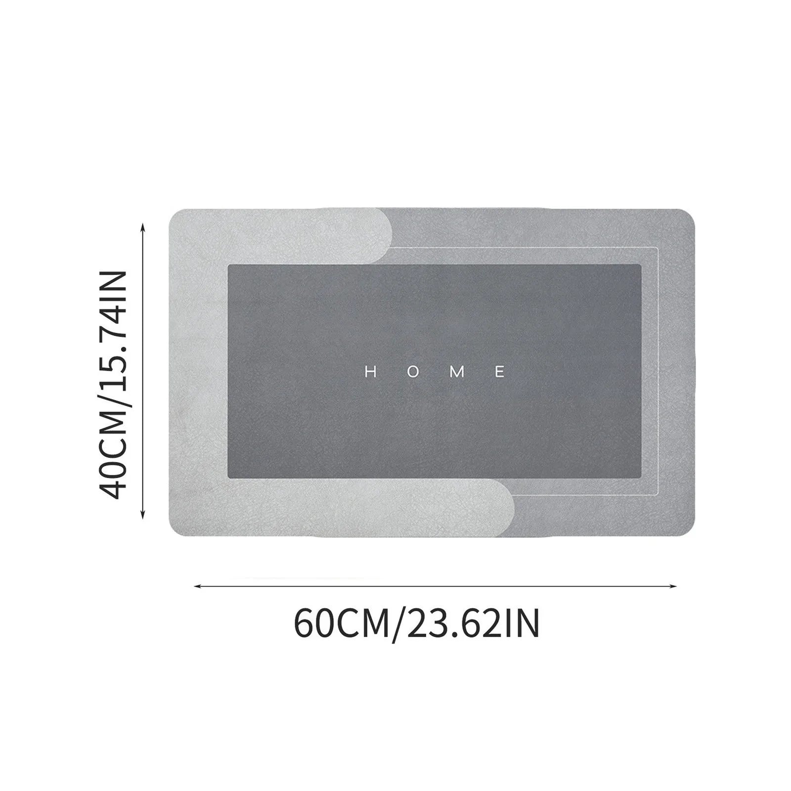 Absorbent Quick-Drying Bathroom Floor Mat | Non-Slip Bath Rug