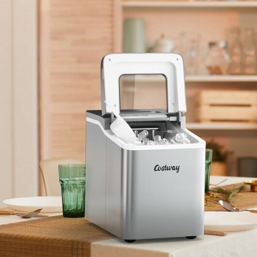 Portable Countertop Ice Maker Machine with Scoop