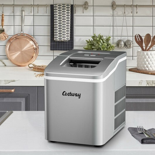 Portable Countertop Ice Maker Machine with Scoop