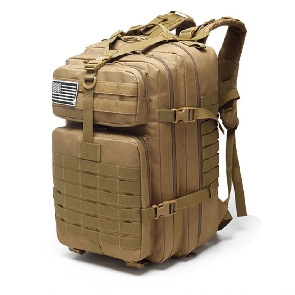 42L Tactical Backpack with USA Patch | Military Hiking & Camping Pack