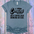 I Love Camping Graphic Tee