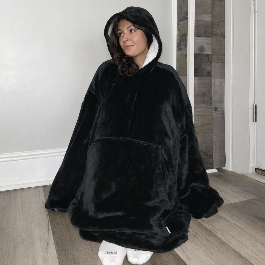 Sherpa Blanket Hoodie Kids & Adults
