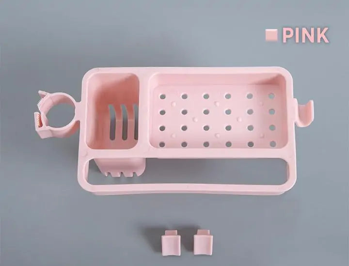 Anti-Bacterial Sink Organizer – Kitchen & Bathroom Sponge & Brush Holder