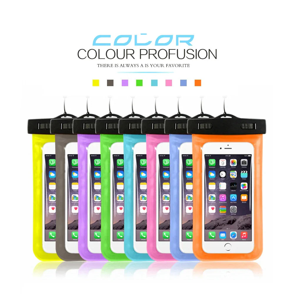 Waterproof Floating Phone Pouch Dry Bag | 3-Pack for Camping & Water Sports
