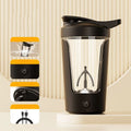 Electric Protein Shaker Bottle 400ML – USB Rechargeable Blender Cup