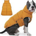Puffer Waterproof Dog Jacket – Warm Winter Coat XS–3XL, Reflective & Adjustable