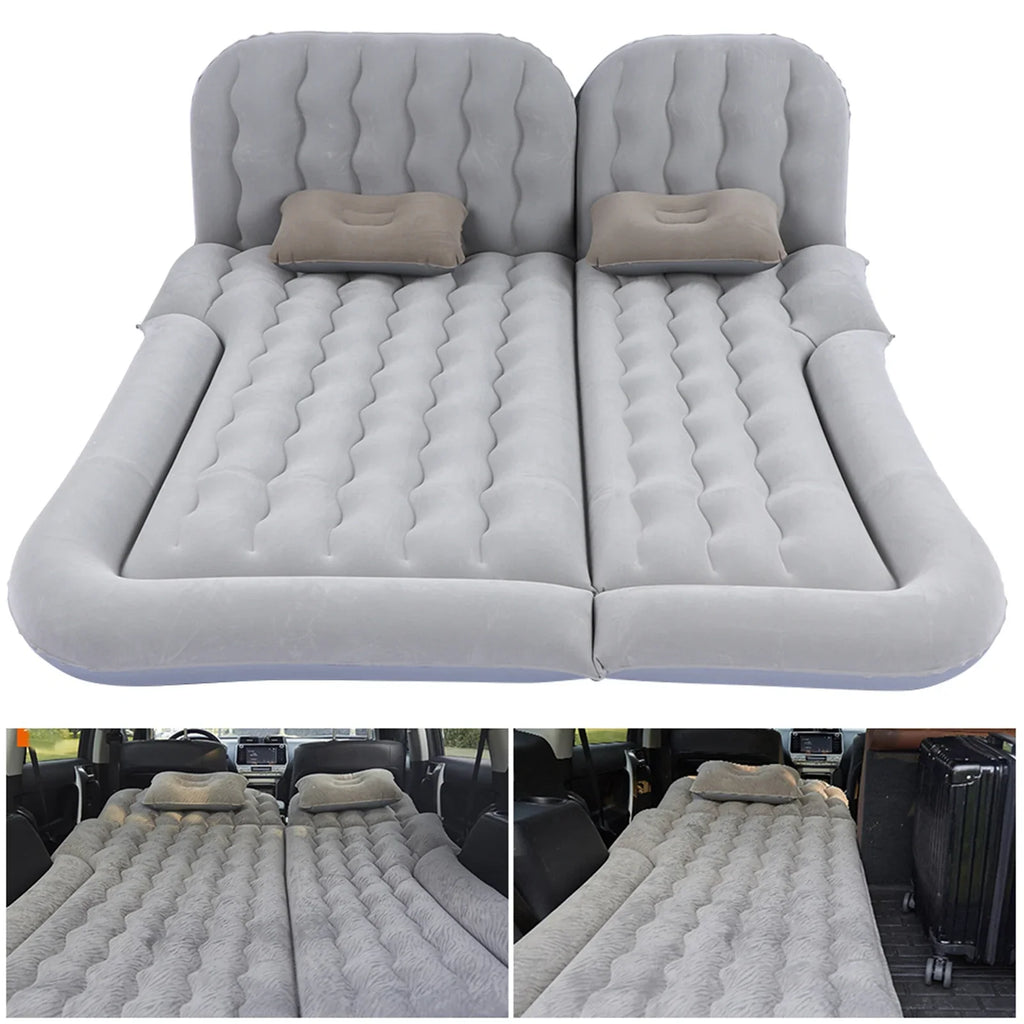 2-In-1 Inflatable Travel Mattress with Pump