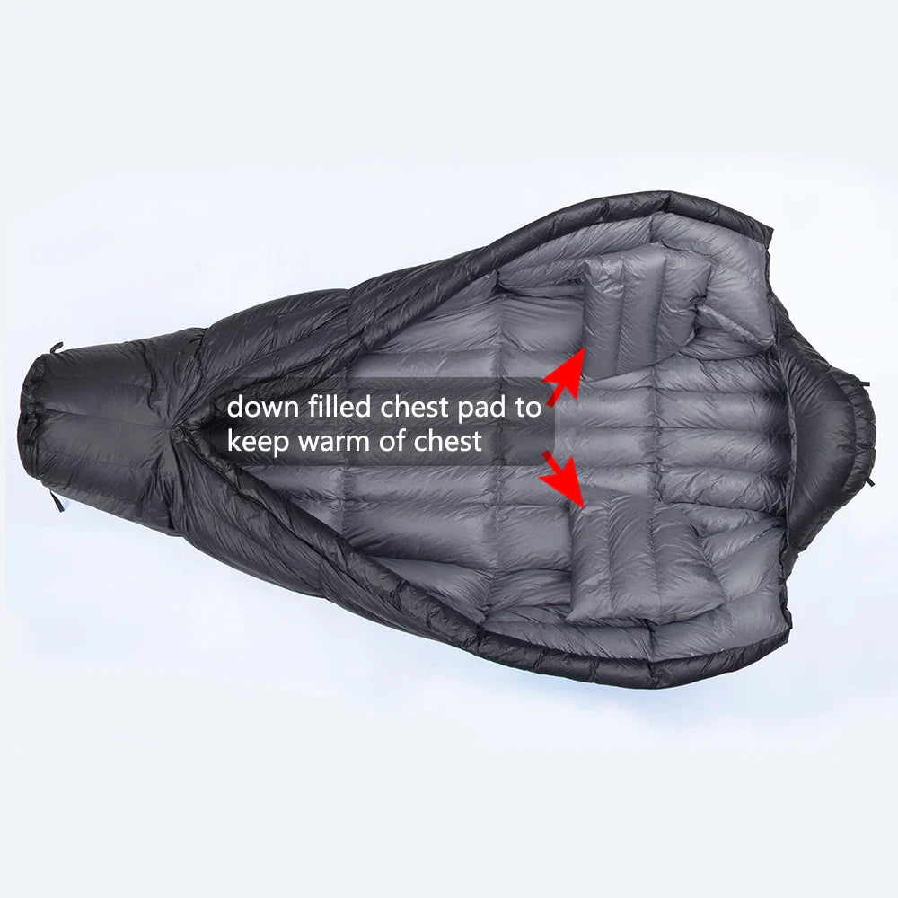 Kamperbox MP8000 Ultralight Winter Down Sleeping Bag – -25°C Rated