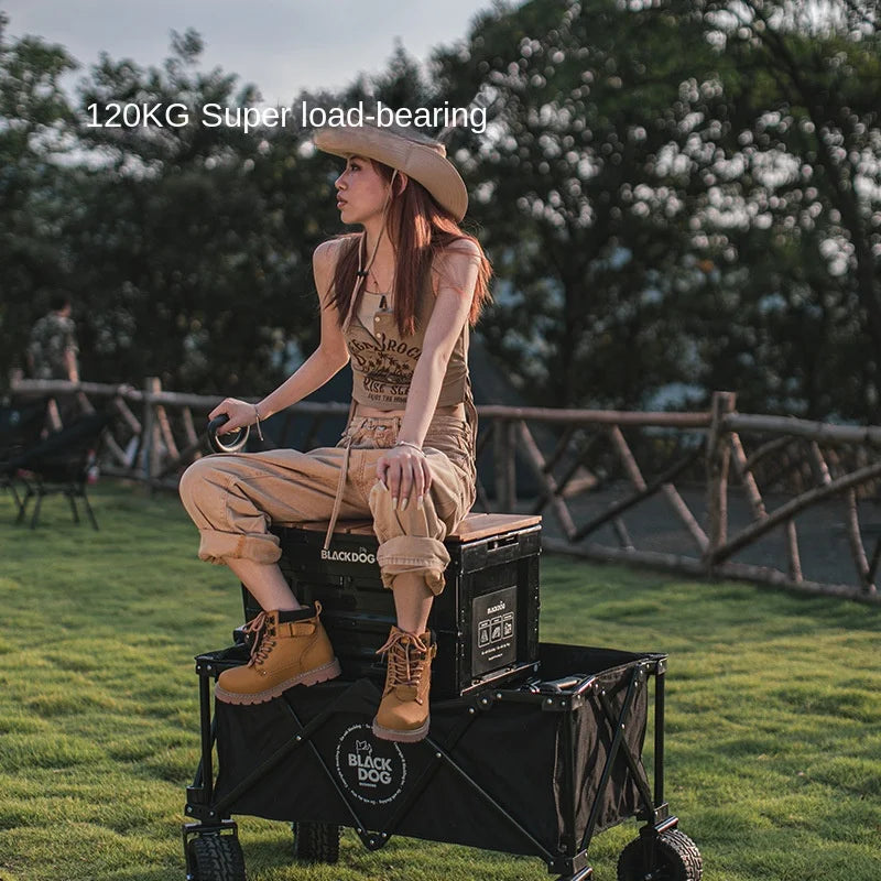 Outdoor Camping Trolley w/Matching Table