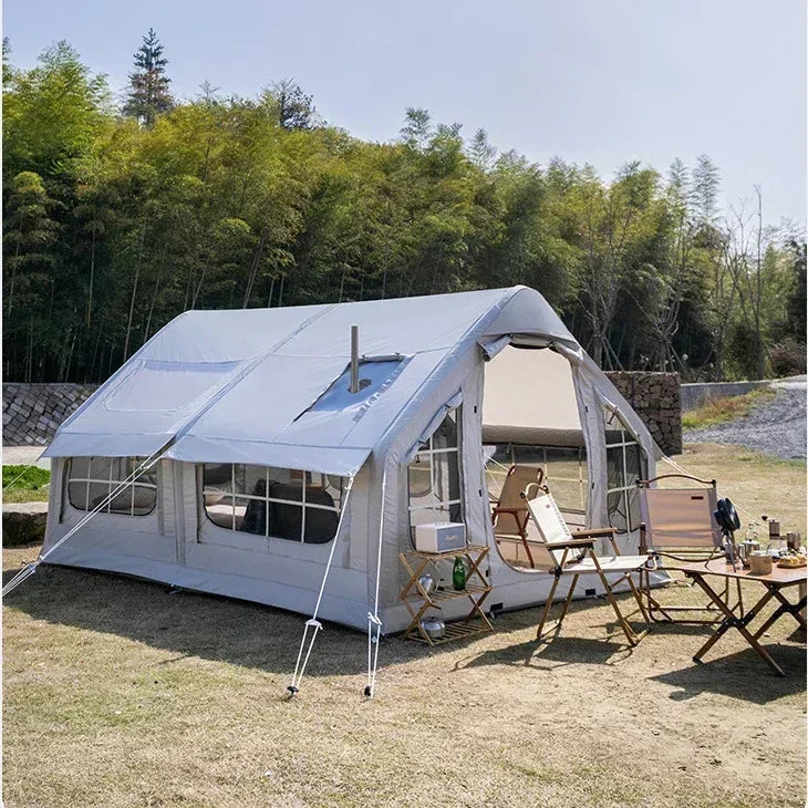 Inflatable Camping Tent | 6-8 Person, 10sqm, No-Build Setup