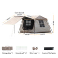 BISINNA 3-4 Person Cabin Tent – Instant Setup, Waterproof Family Camping Tent
