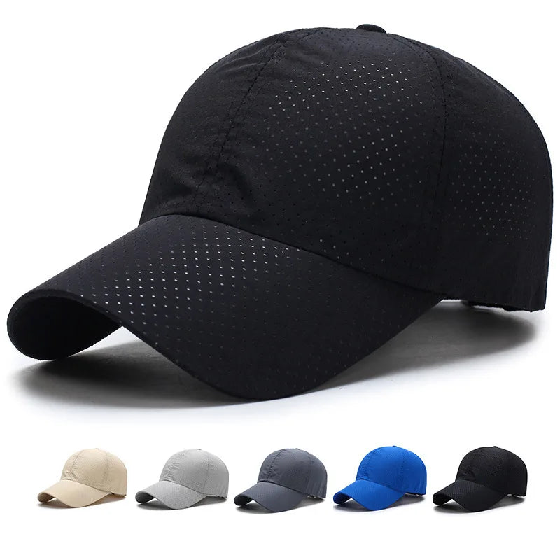 Quick-Drying Sunscreen Baseball Cap | Breathable UV Hat for Camping & Hiking