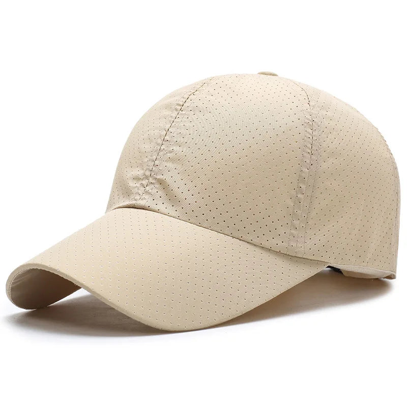 Quick-Drying Sunscreen Baseball Cap | Breathable UV Hat for Camping & Hiking