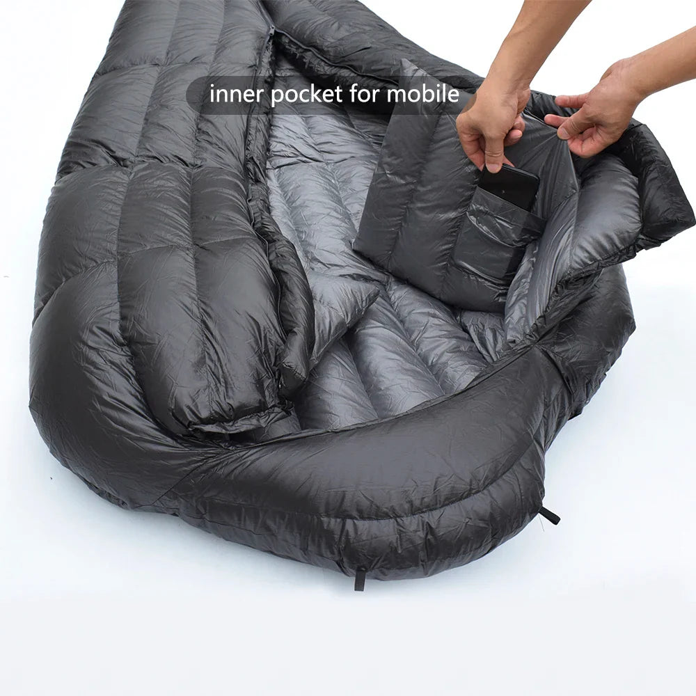 Kamperbox MP8000 Ultralight Winter Down Sleeping Bag – -25°C Rated