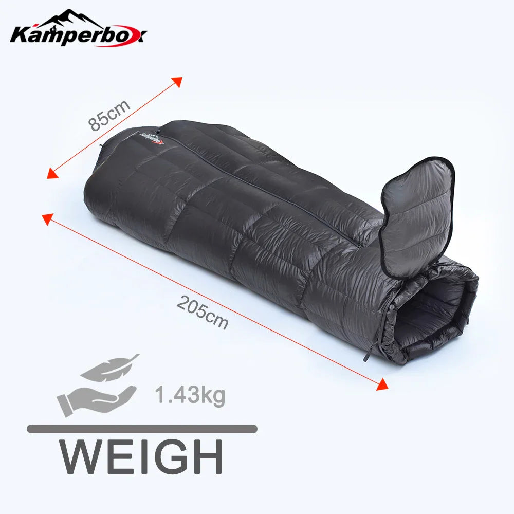 Kamperbox MP8000 Ultralight Winter Down Sleeping Bag – -25°C Rated