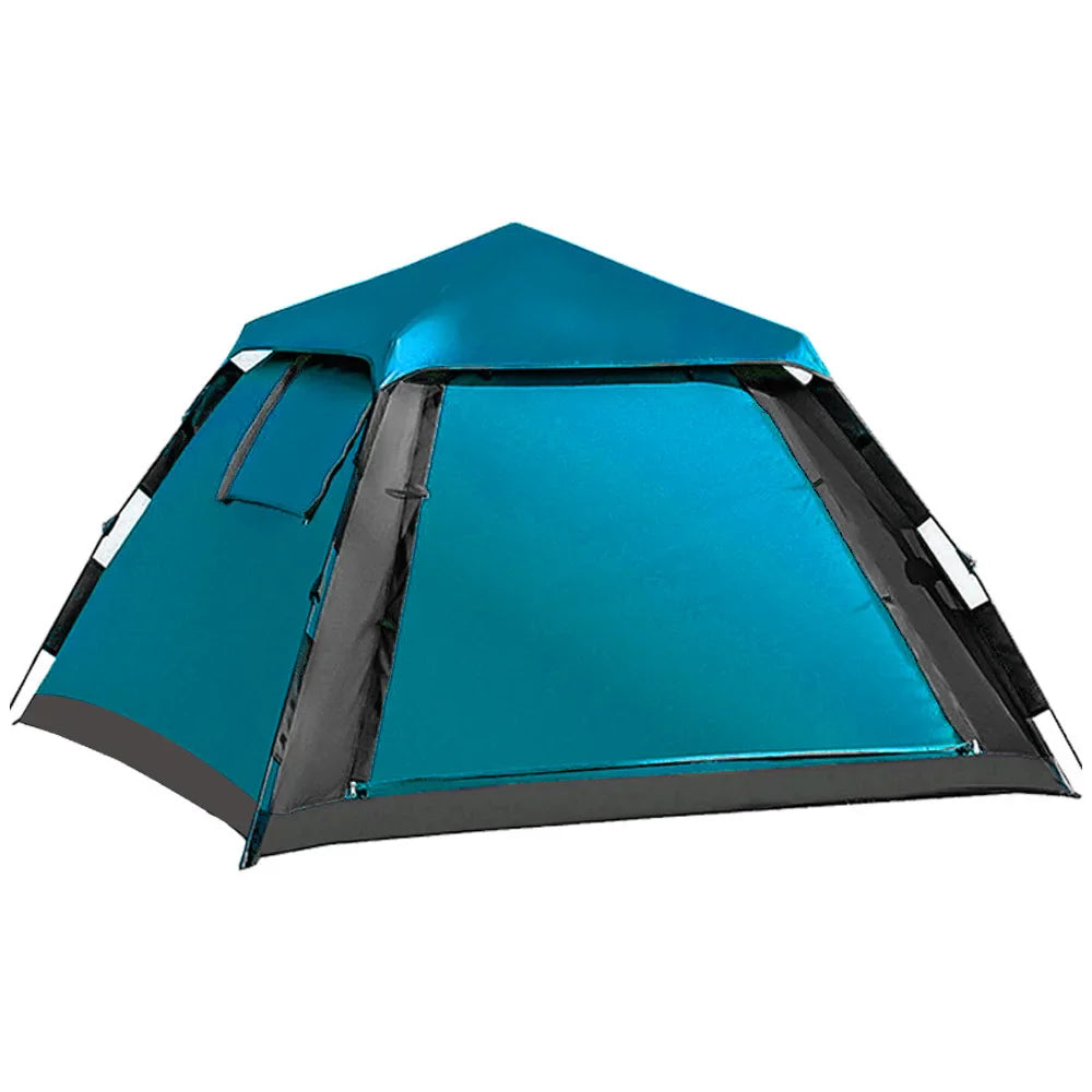 3-4 Person Instant Setup Camping Tent – Waterproof Pop-Up Tent with Skylight & Vestibule
