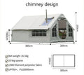 Inflatable Camping Tent | 6-8 Person, 10sqm, No-Build Setup