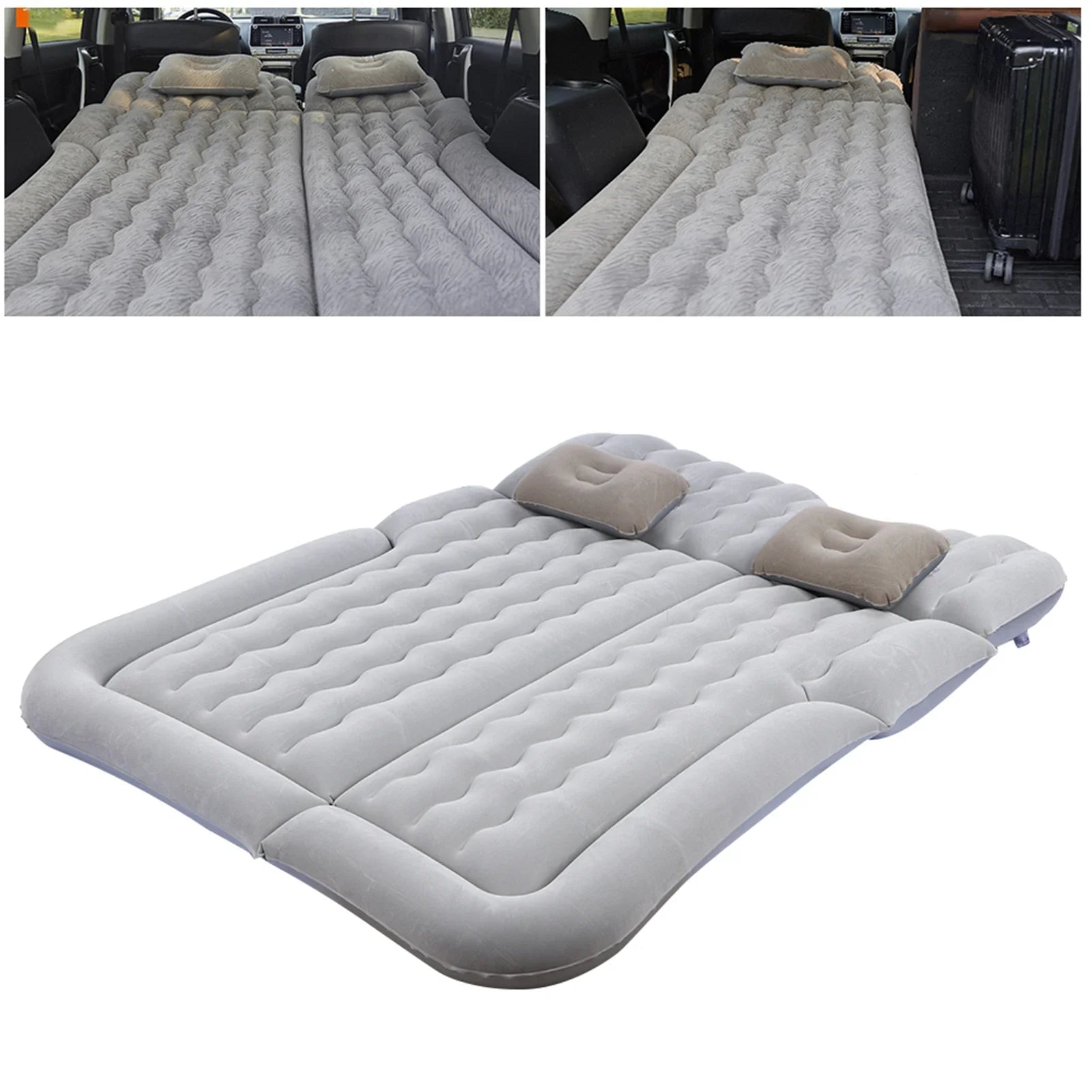 2-In-1 Inflatable Travel Mattress with Pump