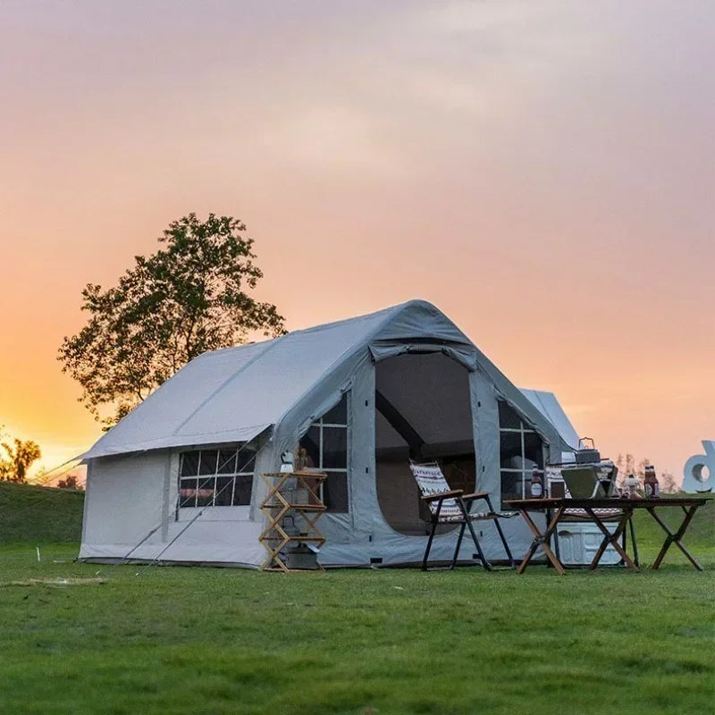 Inflatable Camping Tent | 6-8 Person, 10sqm, No-Build Setup