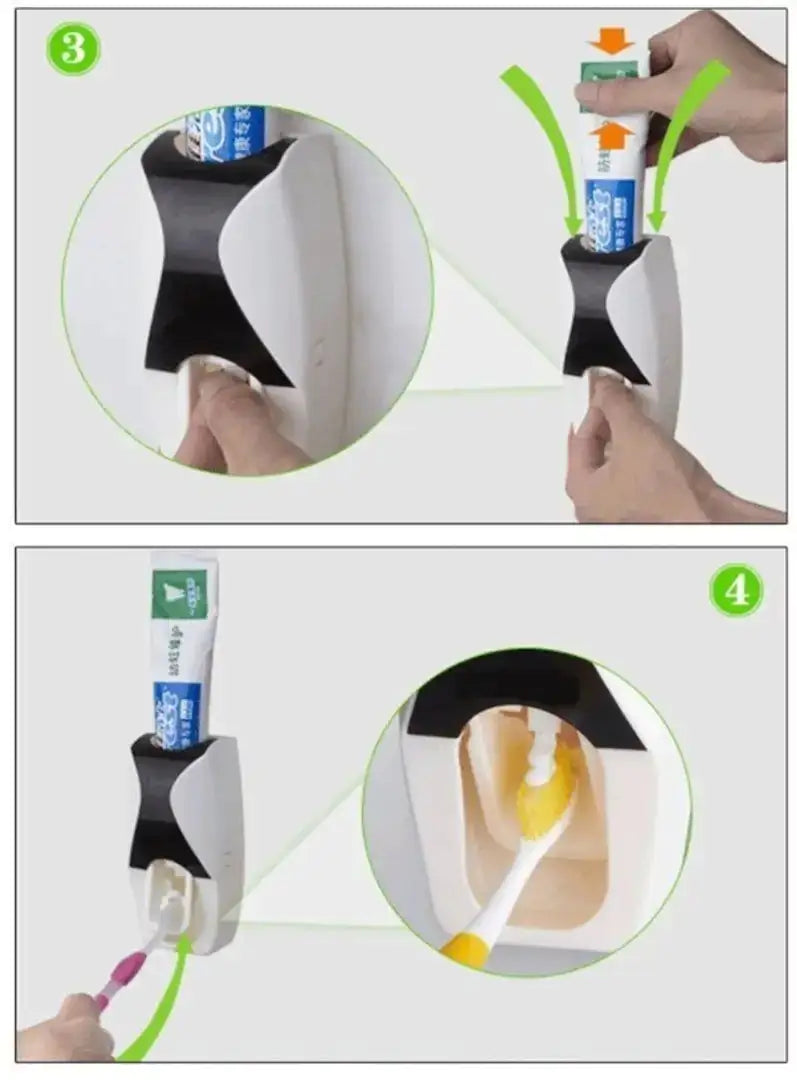 Automatic Toothpaste Dispenser – Hands-Free, No-Mess Bathroom Organizer