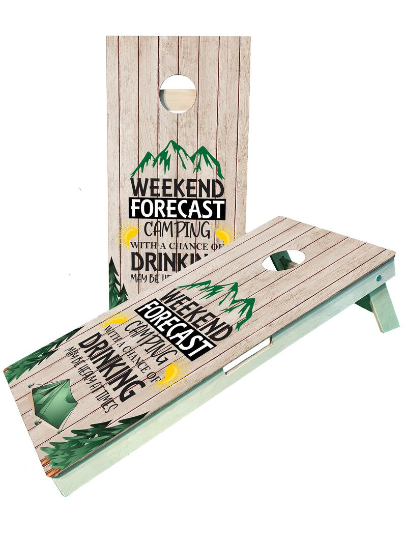 Camping Themed Cornhole Sets