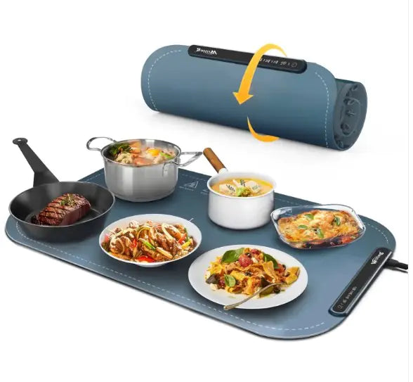 Willing 250W Portable Food Warming Mat – Navy Blue