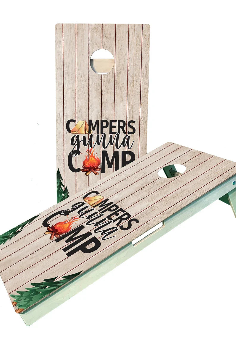 Camping Themed Cornhole Sets