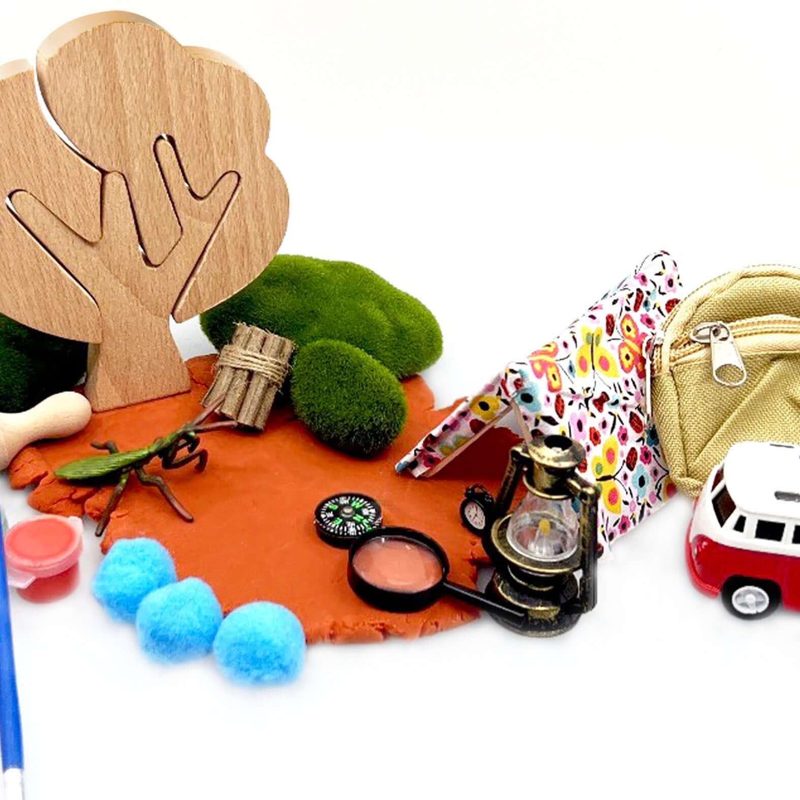Camping Trip Playdough Play Set