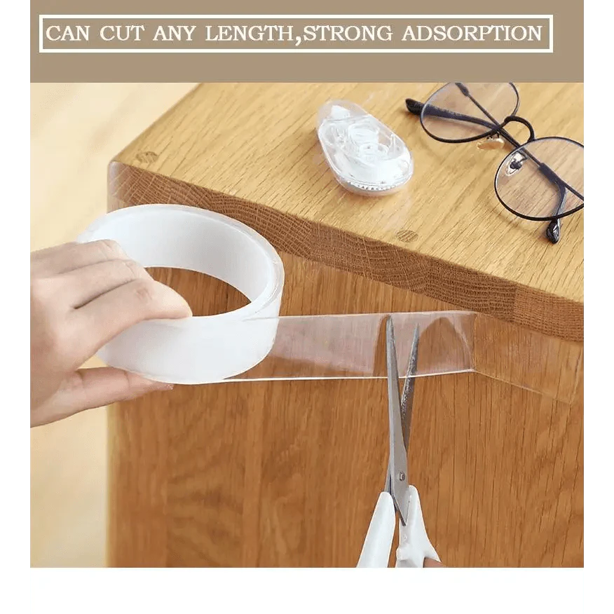 Double Sided Magic Transparent Reusable Waterproof Tape