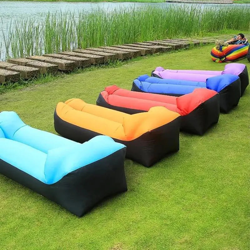 Inflatable Lounger Sofa Bed – Portable Air Couch for Camping, Beach & Outdoor Use