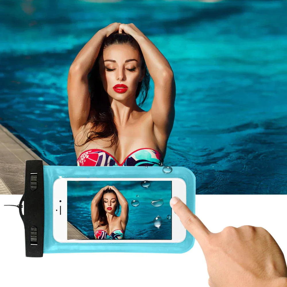 Waterproof Floating Phone Pouch Dry Bag | 3-Pack for Camping & Water Sports