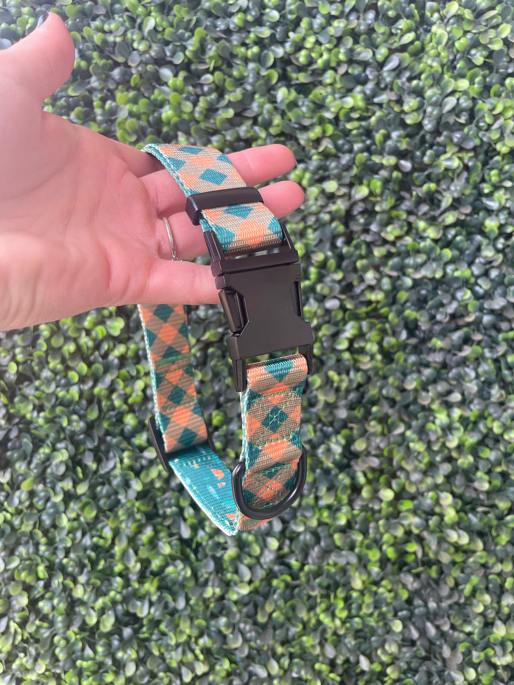 Plaid Camping Collar