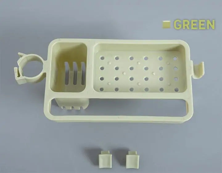 Anti-Bacterial Sink Organizer – Kitchen & Bathroom Sponge & Brush Holder