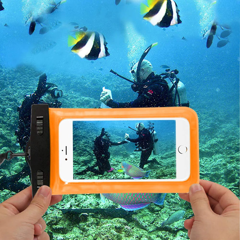 Waterproof Floating Phone Pouch Dry Bag | 3-Pack for Camping & Water Sports