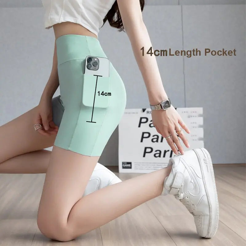 Summer Seamless Safety Shorts | Anti-Chafe Shorts for Camping & Outdoor Activities