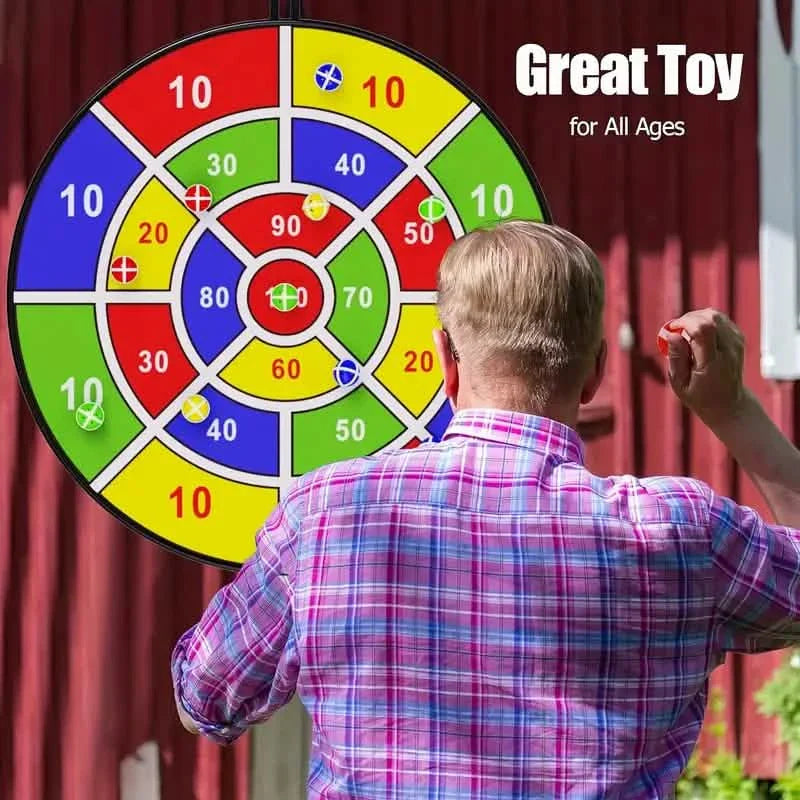 Large Dart Board With Sticky Balls